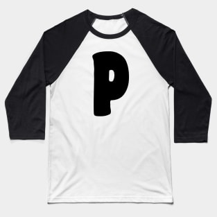 Letter P Baseball T-Shirt